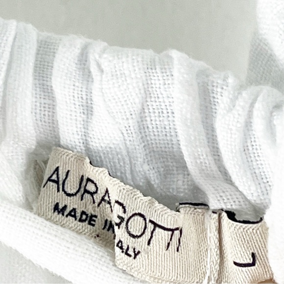 LAURA GOTTI 100% Linen White Tie Tassel Top Sleeveless Maxi Dress Size Large - Picture 3 of 12